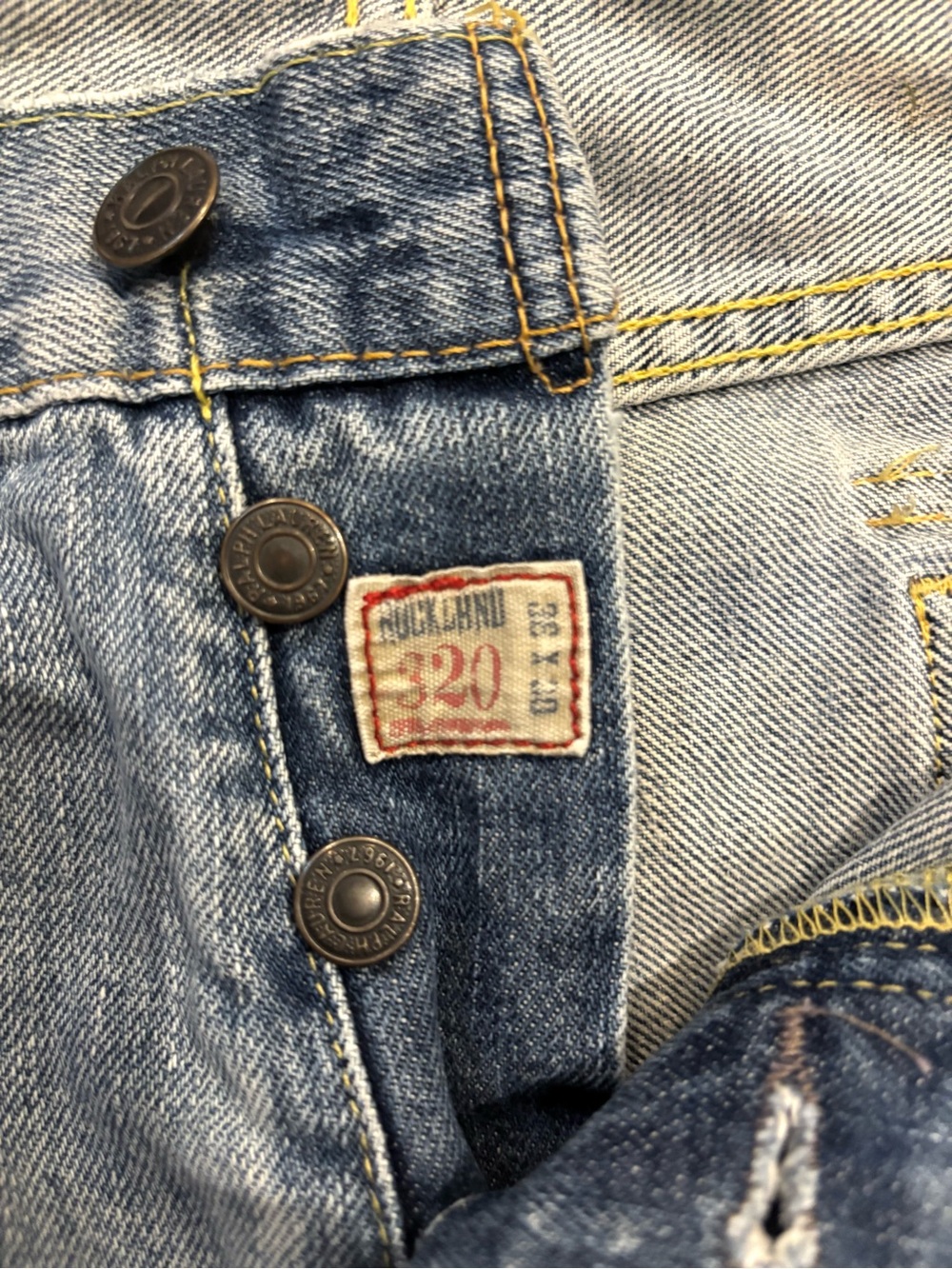 2000s vintage Polo by Ralph Lauren Light Blue Men’s Jeans - Picture 7 of 8
